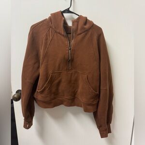 LULULEMON SCUBA OVERSIZED HALF ZIP HOODIE SIZE M/L